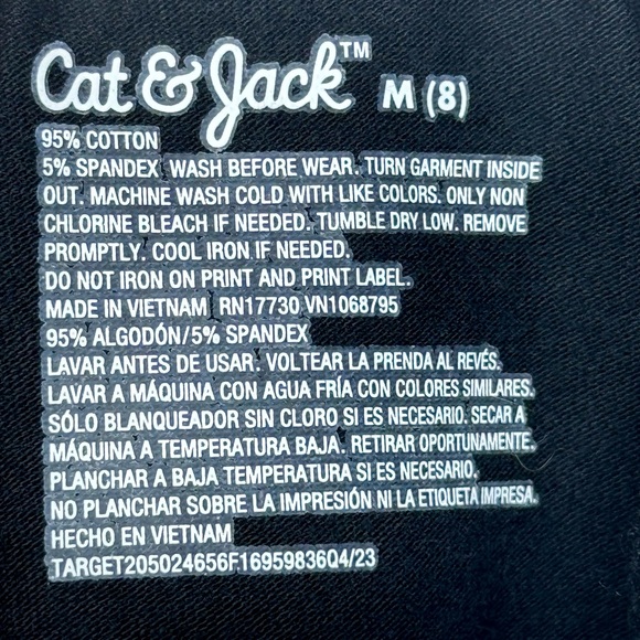 Cat & Jack Girls Leggings Bundle of 3, Floral, Heart, Rainbow Leggings, size m,8 - Picture 12 of 16